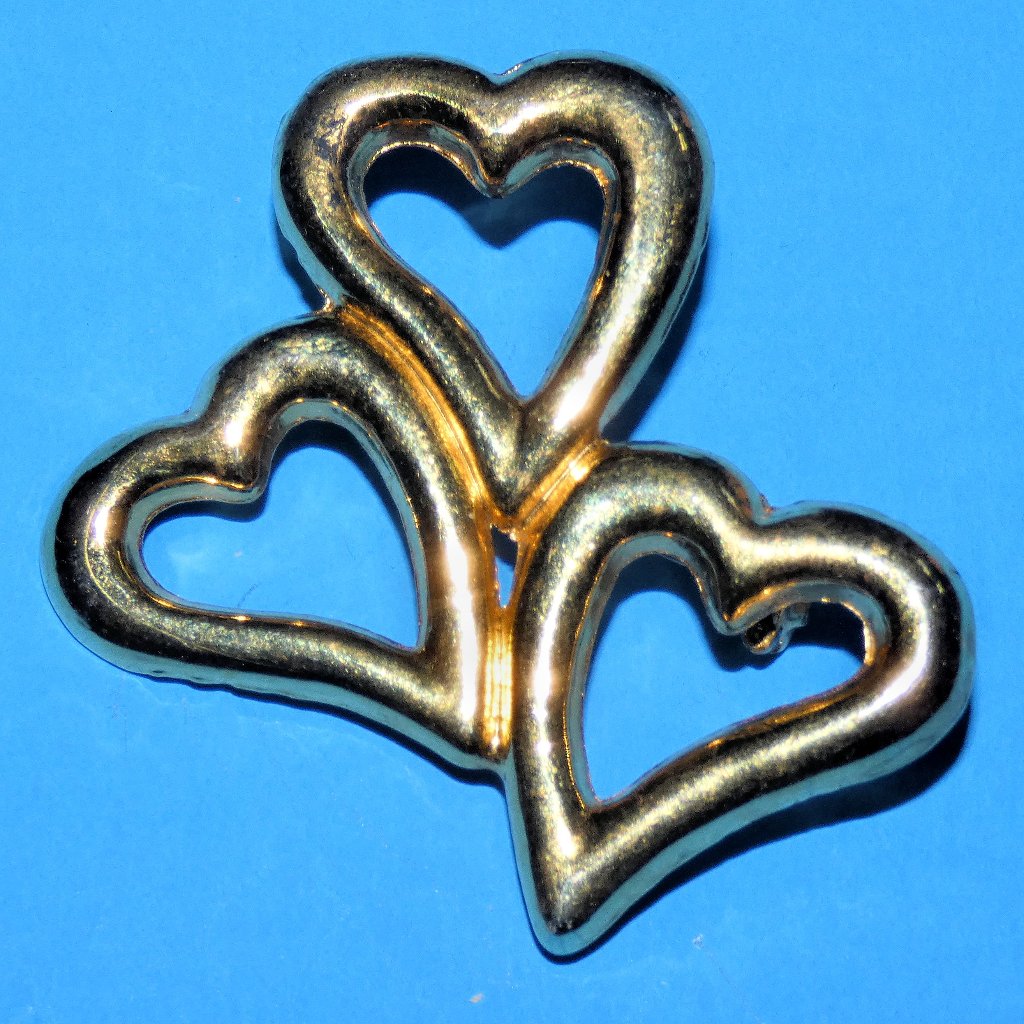 Vintage Signed Aai Heart Brooch Pin Valentine Love Accessories Associates Inc